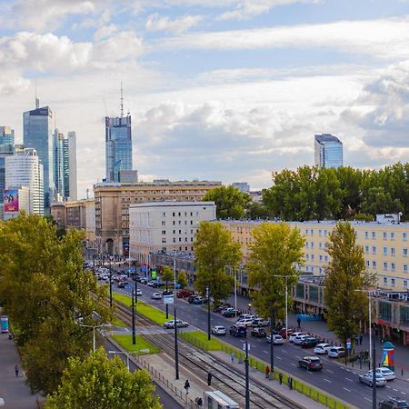 Large Flat. Great View. City Center. Warschau Exterior foto